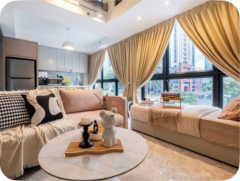 Service Residence for Rent at Agile Bukit Bintang - Vivian Choo - Living Room - PropertyGuru.com.my