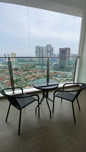 Kediaman Servis untuk Disewa di TriTower Residence @ Johor Bahru Sentral - Fu Heng Chong - Balcony - PropertyGuru.com.my