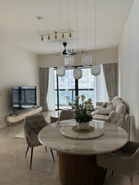 Service Residence for Sale at TRX Residences - Nicholas Loo - Living Room - PropertyGuru.com.my