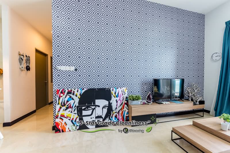 Kondominium untuk Disewa di Silverscape Residences - Sinclair Tan - Living Room - PropertyGuru.com.my