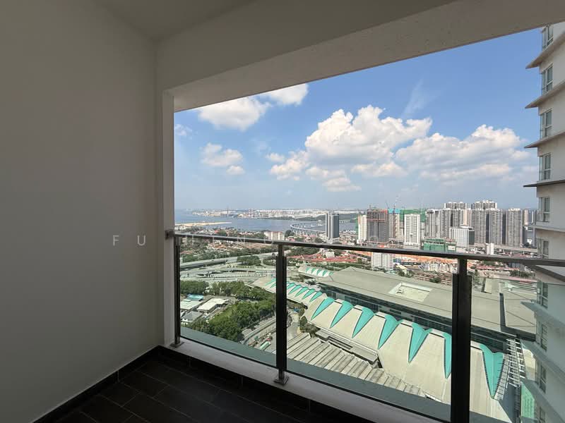 Service Residence for Rent at TriTower Residence @ Johor Bahru Sentral - Fu Heng Chong - Balcony - PropertyGuru.com.my