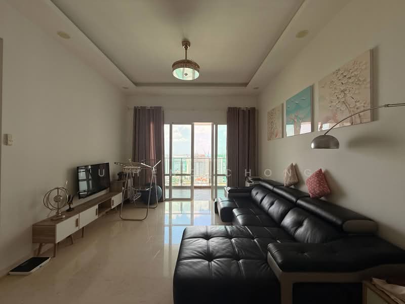 Service Residence for Rent at TriTower Residence @ Johor Bahru Sentral - Fu Heng Chong - Living Room - PropertyGuru.com.my