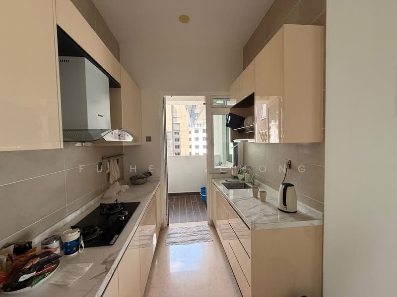 Service Residence for Rent at TriTower Residence @ Johor Bahru Sentral - Fu Heng Chong - Kitchen - PropertyGuru.com.my