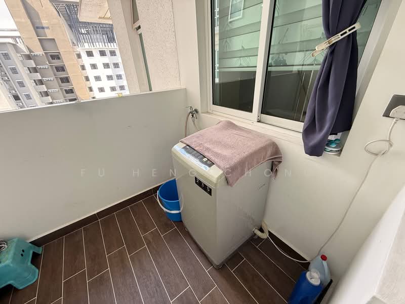 Service Residence for Rent at TriTower Residence @ Johor Bahru Sentral - Fu Heng Chong - Balcony - PropertyGuru.com.my