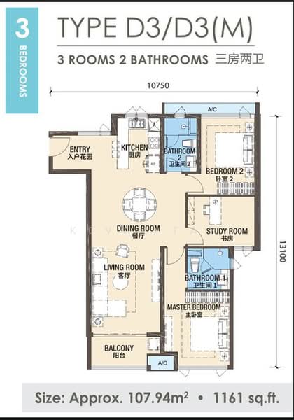 Pangsapuri untuk Dijual di R&F Princess Cove Phase 3-New Casa Suites - Kevin Tan - PropertyGuru.com.my