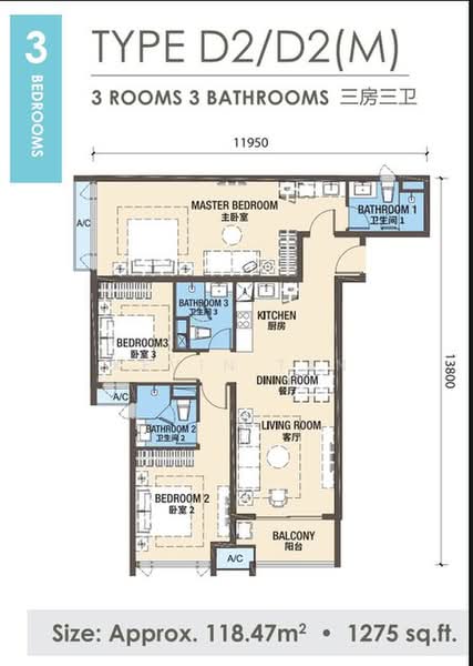 Pangsapuri untuk Dijual di R&F Princess Cove Phase 3-New Casa Suites - Kevin Tan - PropertyGuru.com.my