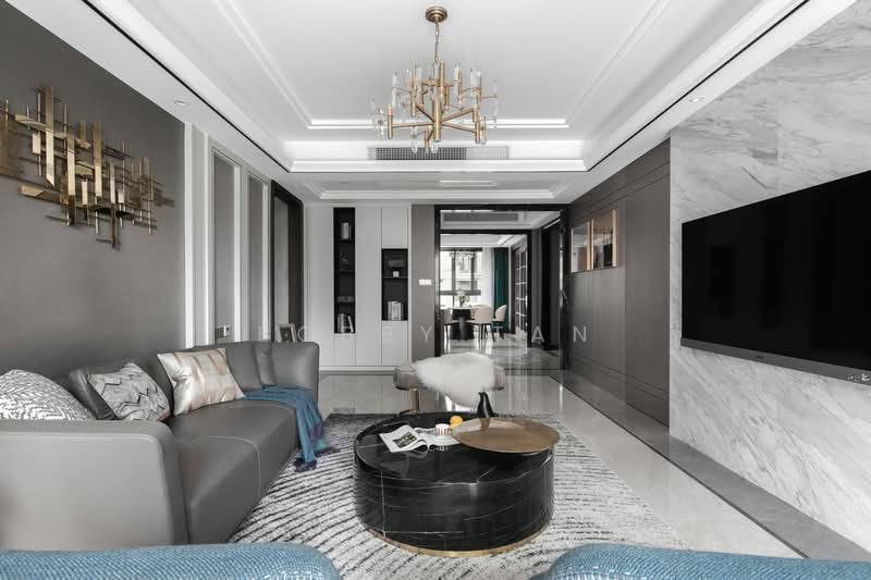 Kediaman Servis untuk Dijual di Aster Green - Bobby Tan - Living Room - PropertyGuru.com.my