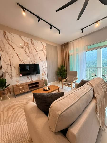 Kondominium untuk Disewa di Ferringhi Residence 2 - Wilson Goh - Living Room - PropertyGuru.com.my