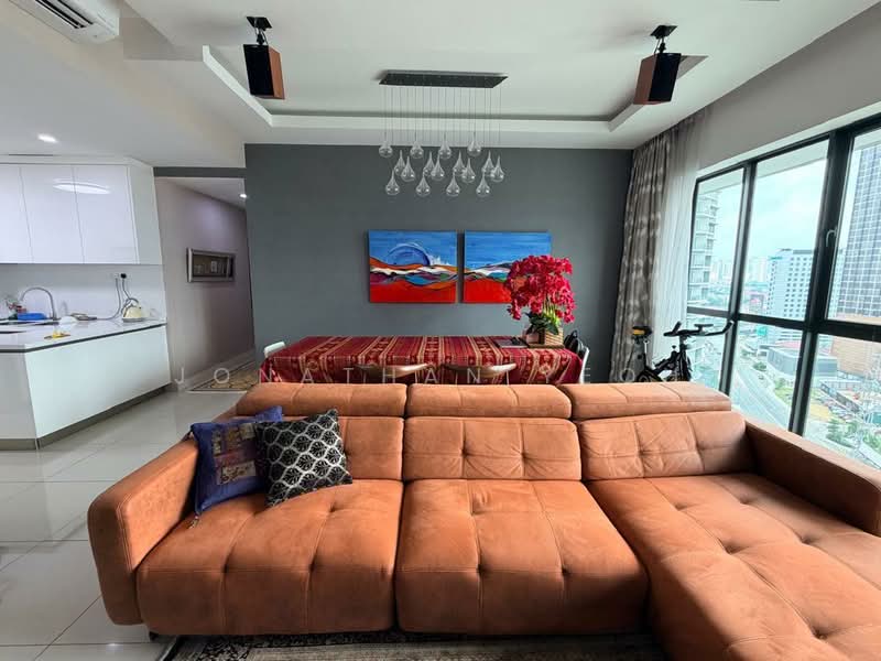 Service Residence for Rent at Setia SKY Residences - Jonathan Yeoh - Living Room - PropertyGuru.com.my