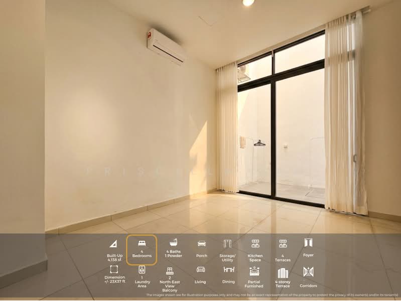 Rumah Teres untuk Disewa di Damansara Perdana (Selangor) - Priscilla Tan - Living Room - PropertyGuru.com.my