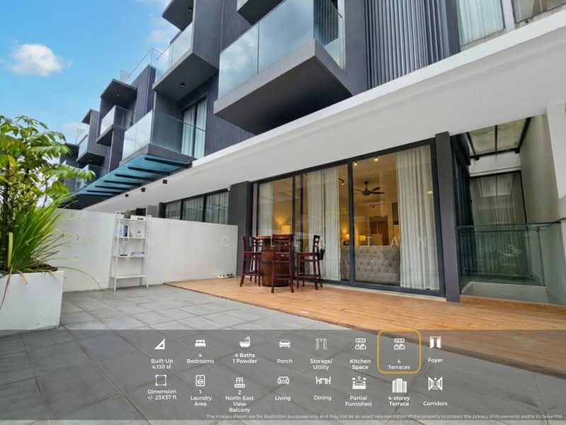 Rumah Teres untuk Disewa di Damansara Perdana (Selangor) - Priscilla Tan - Living Room - PropertyGuru.com.my
