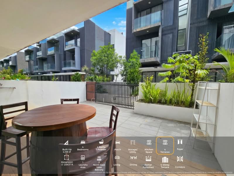 Rumah Teres untuk Disewa di Damansara Perdana (Selangor) - Priscilla Tan - Balcony - PropertyGuru.com.my