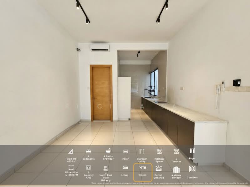 Rumah Teres untuk Disewa di Damansara Perdana (Selangor) - Priscilla Tan - Kitchen - PropertyGuru.com.my