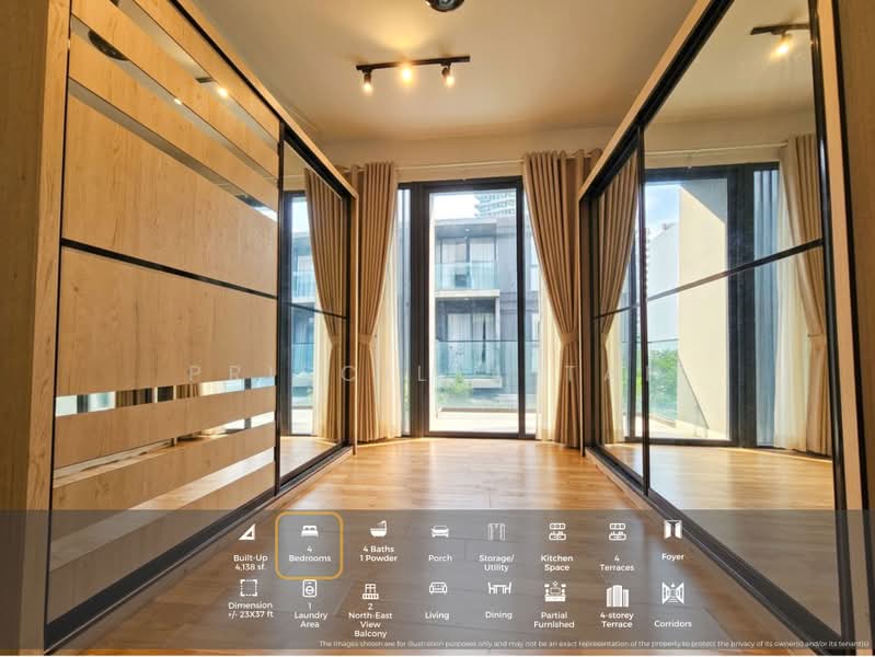 Rumah Teres untuk Disewa di Damansara Perdana (Selangor) - Priscilla Tan - Bedroom - PropertyGuru.com.my