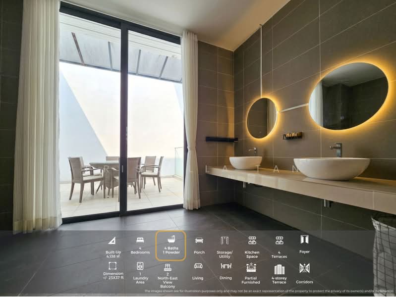 Rumah Teres untuk Disewa di Damansara Perdana (Selangor) - Priscilla Tan - Bathroom - PropertyGuru.com.my