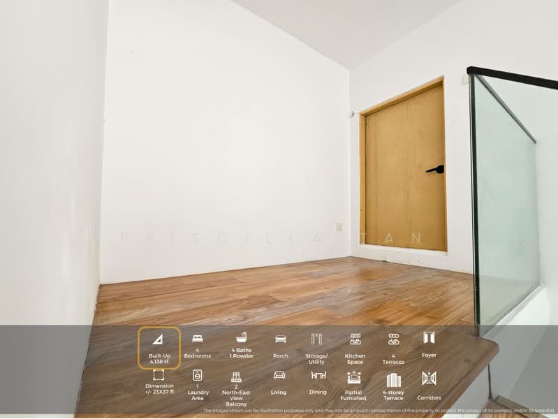 Rumah Teres untuk Disewa di Damansara Perdana (Selangor) - Priscilla Tan - Bedroom - PropertyGuru.com.my