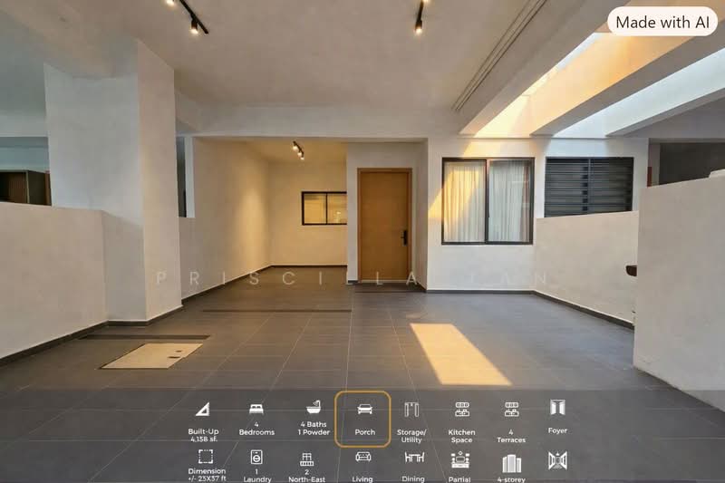 Rumah Teres untuk Disewa di Damansara Perdana (Selangor) - Priscilla Tan - Entrance - PropertyGuru.com.my