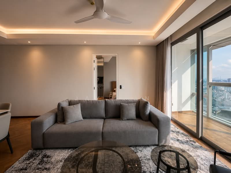 Kediaman Servis untuk Dijual di Southpoint Residences - Jay Tian - Living Room - PropertyGuru.com.my