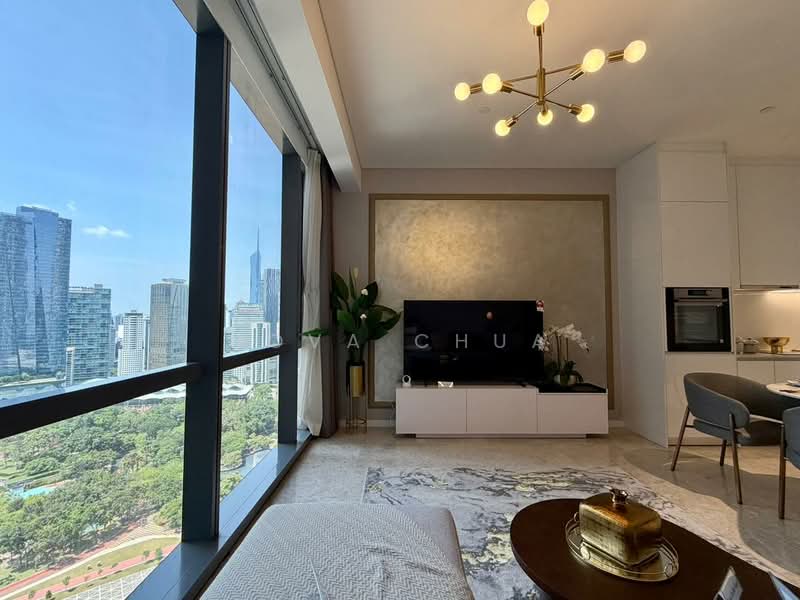 Service Residence for Sale at Jewel by Oxley KLCC - Nova Chua - Living Room - PropertyGuru.com.my