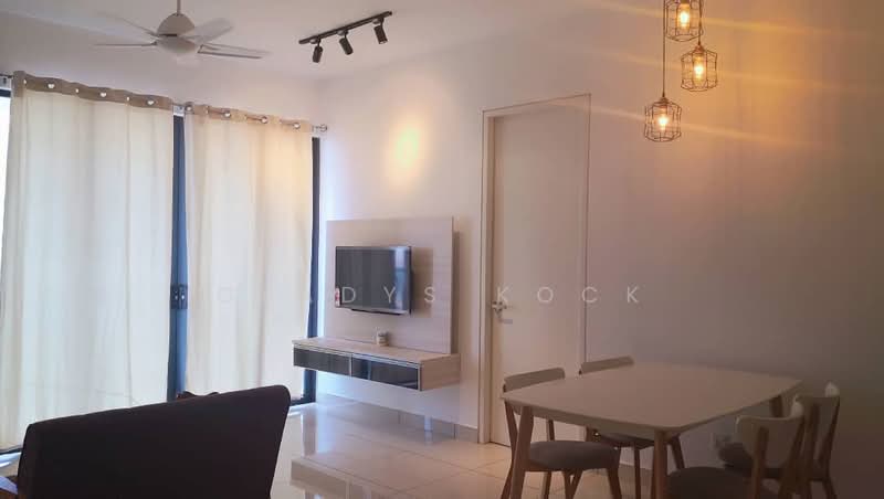 Service Residence for Sale at Woodsbury Suites - Gladys Kock - Living Room - PropertyGuru.com.my