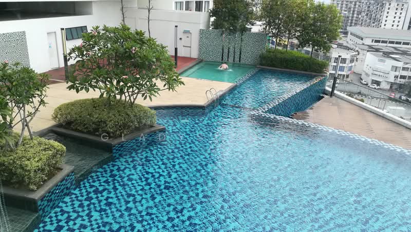 Service Residence for Sale at Woodsbury Suites - Gladys Kock - Pool - PropertyGuru.com.my