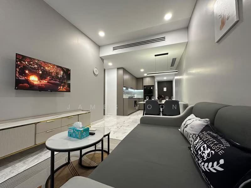 Service Residence for Sale at The Clio 2 Residences - James Voon - Living Room - PropertyGuru.com.my