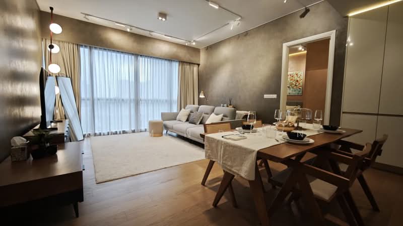 Kediaman Servis untuk Disewa di TRX Residences - Carmen Phoon - Living Room - PropertyGuru.com.my