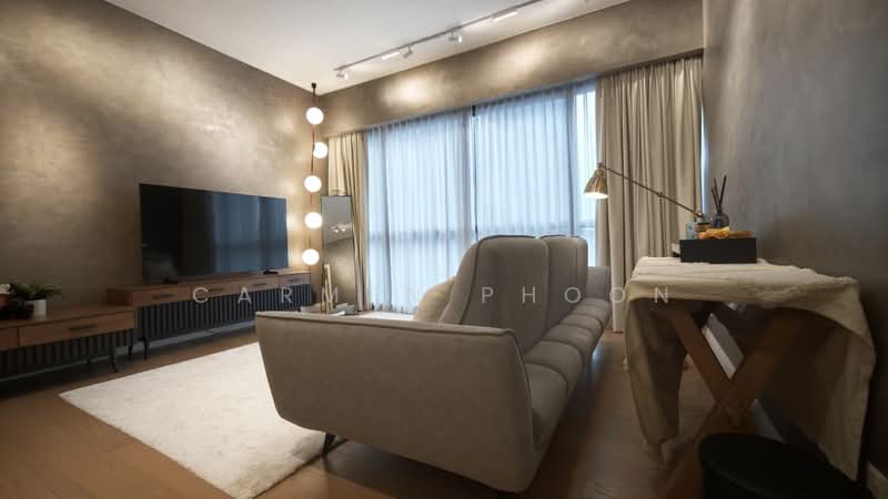 Kediaman Servis untuk Disewa di TRX Residences - Carmen Phoon - Living Room - PropertyGuru.com.my