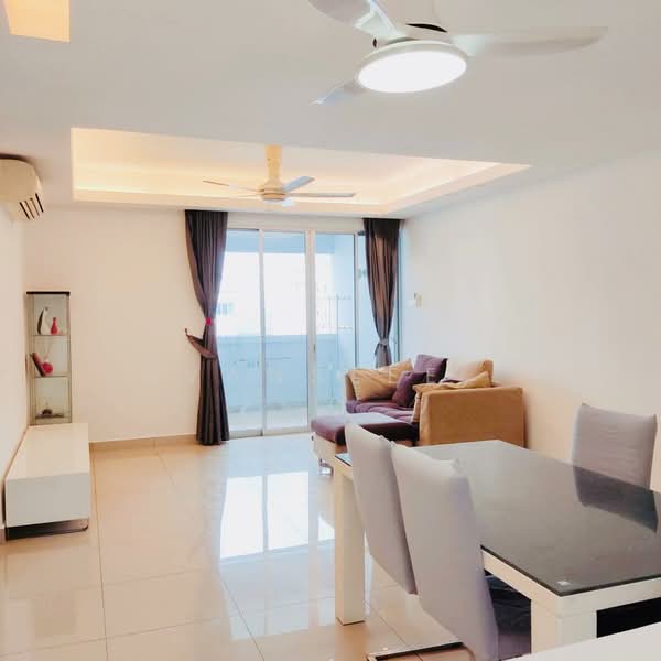 Condominium for Rent at Aman Heights Condominium - Evanslee . - Living Room - PropertyGuru.com.my