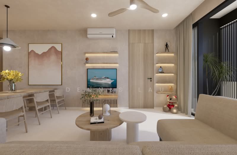 Pangsapuri untuk Dijual di Parq Residence - Dennis Lau - Living Room - PropertyGuru.com.my