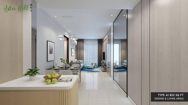 Kediaman Servis untuk Dijual di Aster Hill - Yanny Koh - Living Room - PropertyGuru.com.my