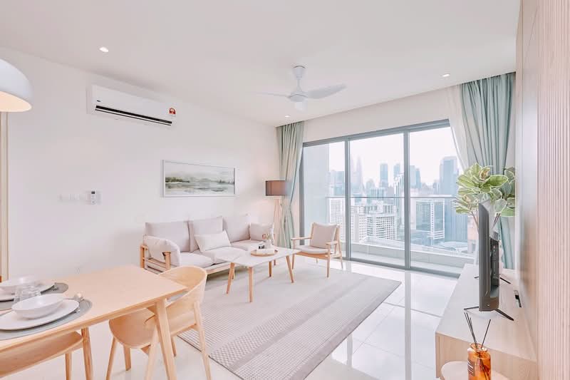 Kediaman Servis untuk Disewa di Mitsui Serviced Suites - Gizelle Chen - Living Room - PropertyGuru.com.my