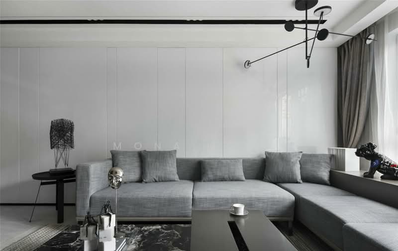 Service Residence for Sale at JRK Convena - Mona Hock - Living Room - PropertyGuru.com.my