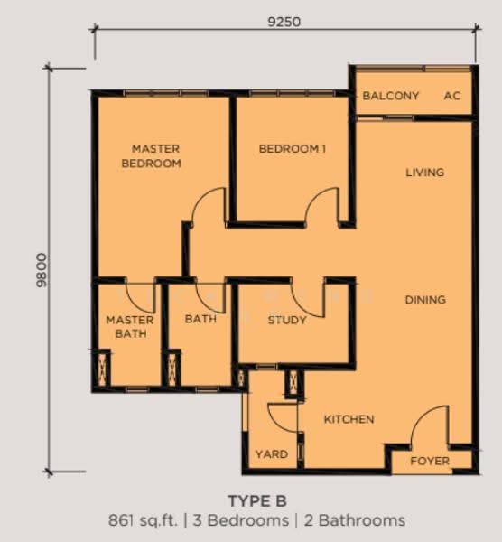 Kediaman Servis untuk Disewa di The Amber Residence @ TwentyFive.7 - Teck Weng Tan - PropertyGuru.com.my