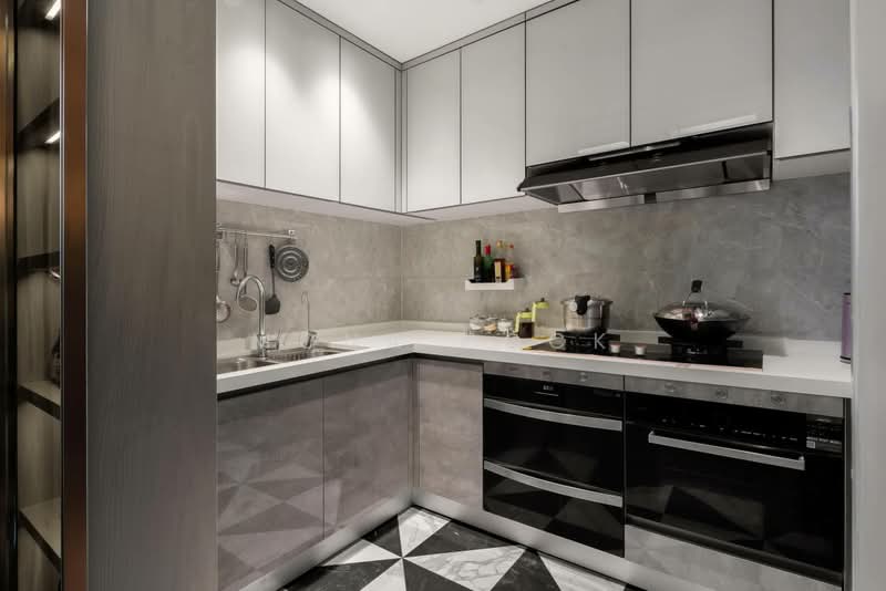 Condominium for Sale at Aurum Residence - Mona Hock - Kitchen - PropertyGuru.com.my