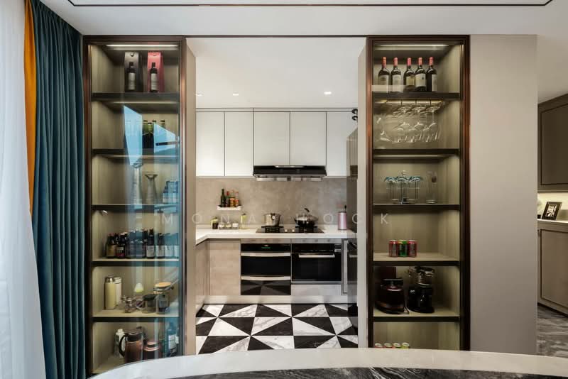 Condominium for Sale at Aurum Residence - Mona Hock - Kitchen - PropertyGuru.com.my