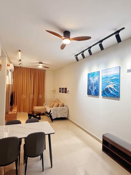 Service Residence for Rent at TRELLIS RESIDENCES - Gordon Chai - Living Room - PropertyGuru.com.my