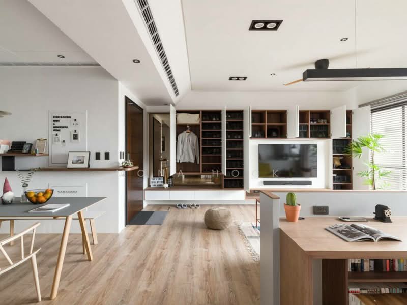 Condominium for Sale at Riverville Residences - Mona Hock - Living Room - PropertyGuru.com.my