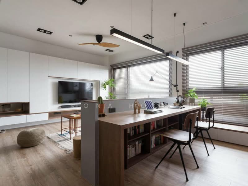 Condominium for Sale at Riverville Residences - Mona Hock - Living Room - PropertyGuru.com.my