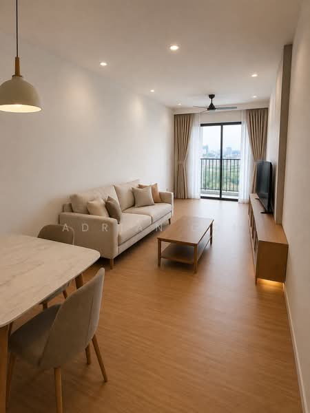 Kediaman Servis untuk Disewa di Residensi Dian II - Adrian Goh - Living Room - PropertyGuru.com.my