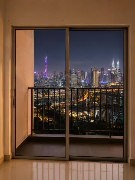 Condominium for Rent at Pitta Residensi - Fly Lim - Balcony - PropertyGuru.com.my