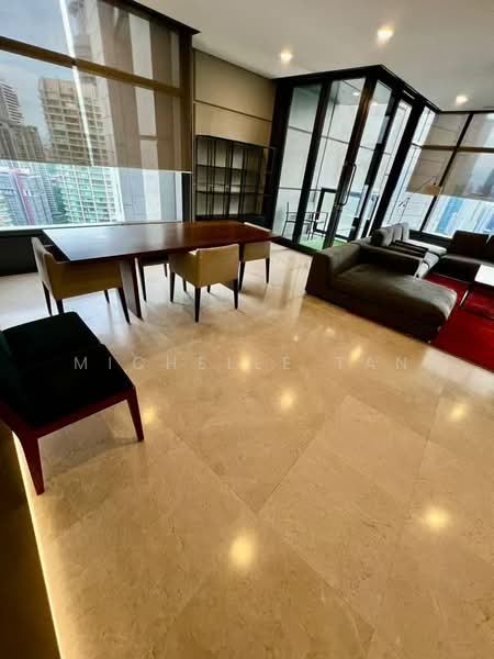 Kondominium untuk Disewa di Condominium @ The Troika - Michelle Tan - Living Room - PropertyGuru.com.my