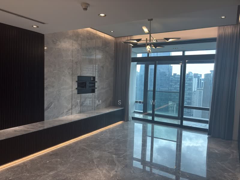 Service Residence for Rent at Four Seasons Place - Tim Siow - Living Room - PropertyGuru.com.my
