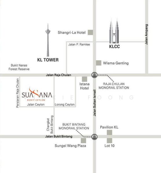 Service Residence for Sale at Suasana Bukit Ceylon / Raja Chulan Residences - Vickie Foong - PropertyGuru.com.my