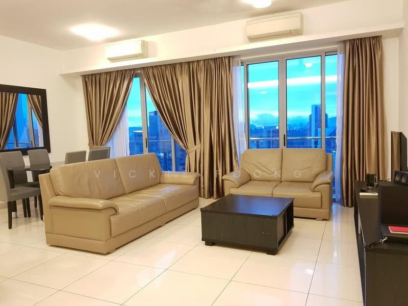 Service Residence for Sale at Suasana Bukit Ceylon / Raja Chulan Residences - Vickie Foong - Living Room - PropertyGuru.com.my