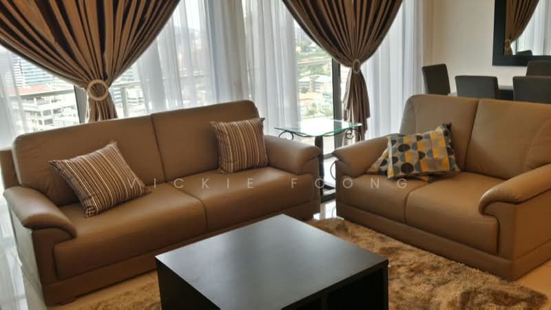 Service Residence for Sale at Suasana Bukit Ceylon / Raja Chulan Residences - Vickie Foong - Living Room - PropertyGuru.com.my