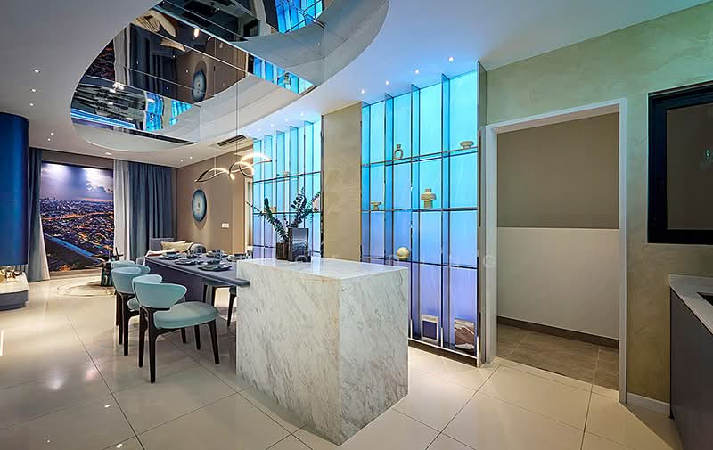 Service Residence for Sale at M Aurora - Chloe Ding - Dining Room - PropertyGuru.com.my