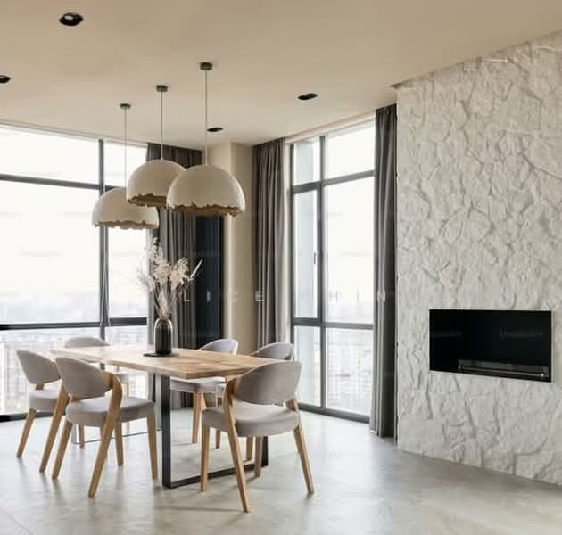 Kondominium untuk Dijual di The Rainz - Alice Chin - Dining Room - PropertyGuru.com.my