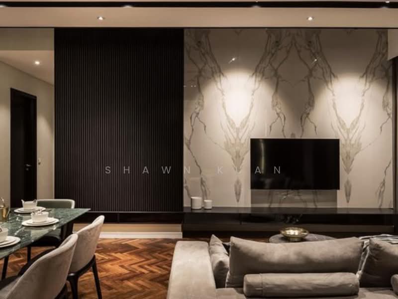 Kediaman Servis untuk Dijual di Met 1 Residences - Shawn Kuan - Living Room - PropertyGuru.com.my
