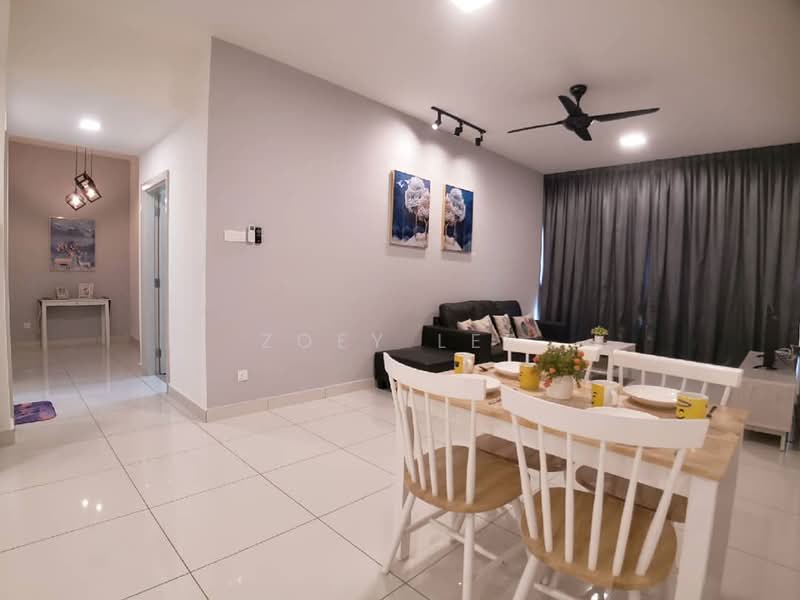 Service Residence for Sale at Southkey Mosaic - Zoey Lee - Living Room - PropertyGuru.com.my